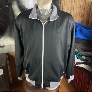 Rocawear Jacket Men’s Size XXL Black  Full Zip Jacket With Pockets Casual Sports